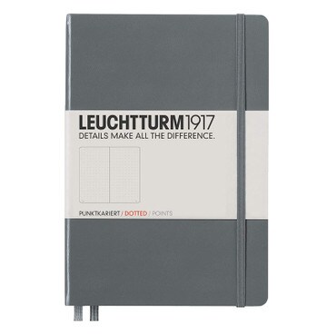 Medium Dotted Notebook - Anthracite