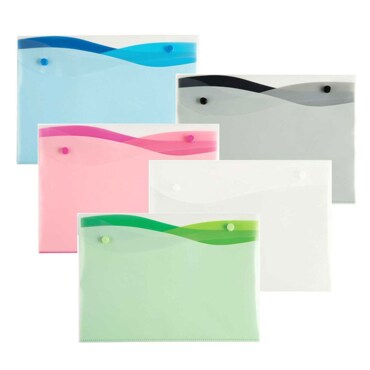 Wave 4-Pocket Poly Envelope