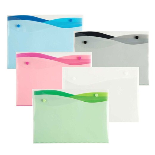 Wave 4-Pocket Poly Envelope